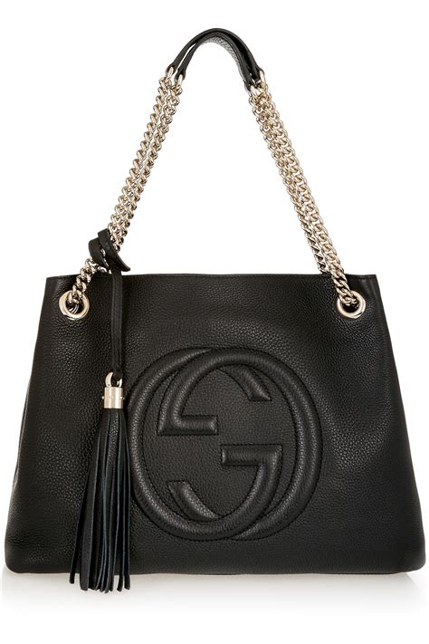 gucci black medium bag|gucci black bag outlet.